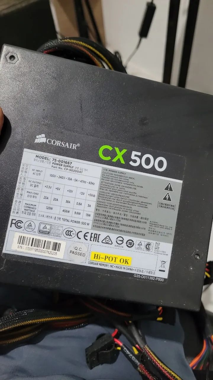 Fonte Corsair - CX500 - Foto 4