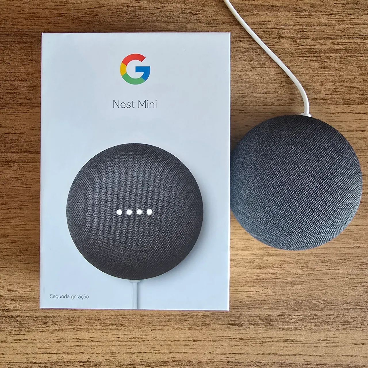 Caixinha inteligente do Google Assistente - Nest Mini 2° Gen - conecta na conta do Google - Foto 5