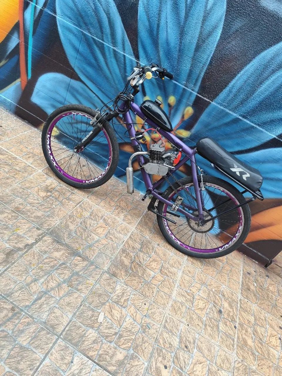 Bicicleta motorizada 80 cc único dono 