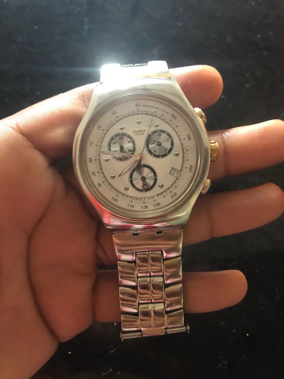 Swatch série prata 