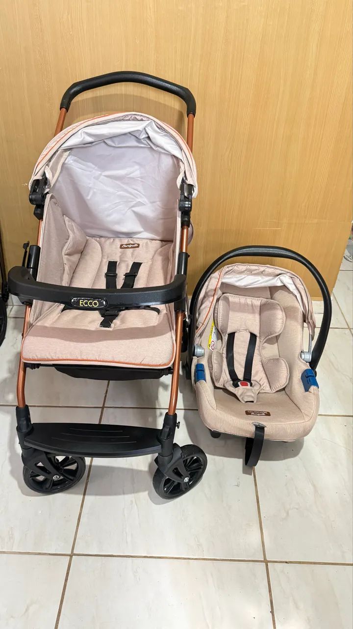 Carrinho e bebê conforto burigotto  - Foto 2
