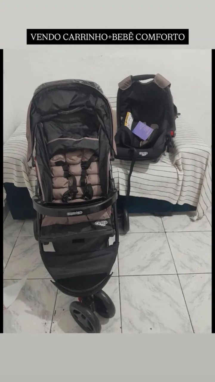 VENDO CARRINHO DE BEBÊ E BEBÊ CONFORTO 