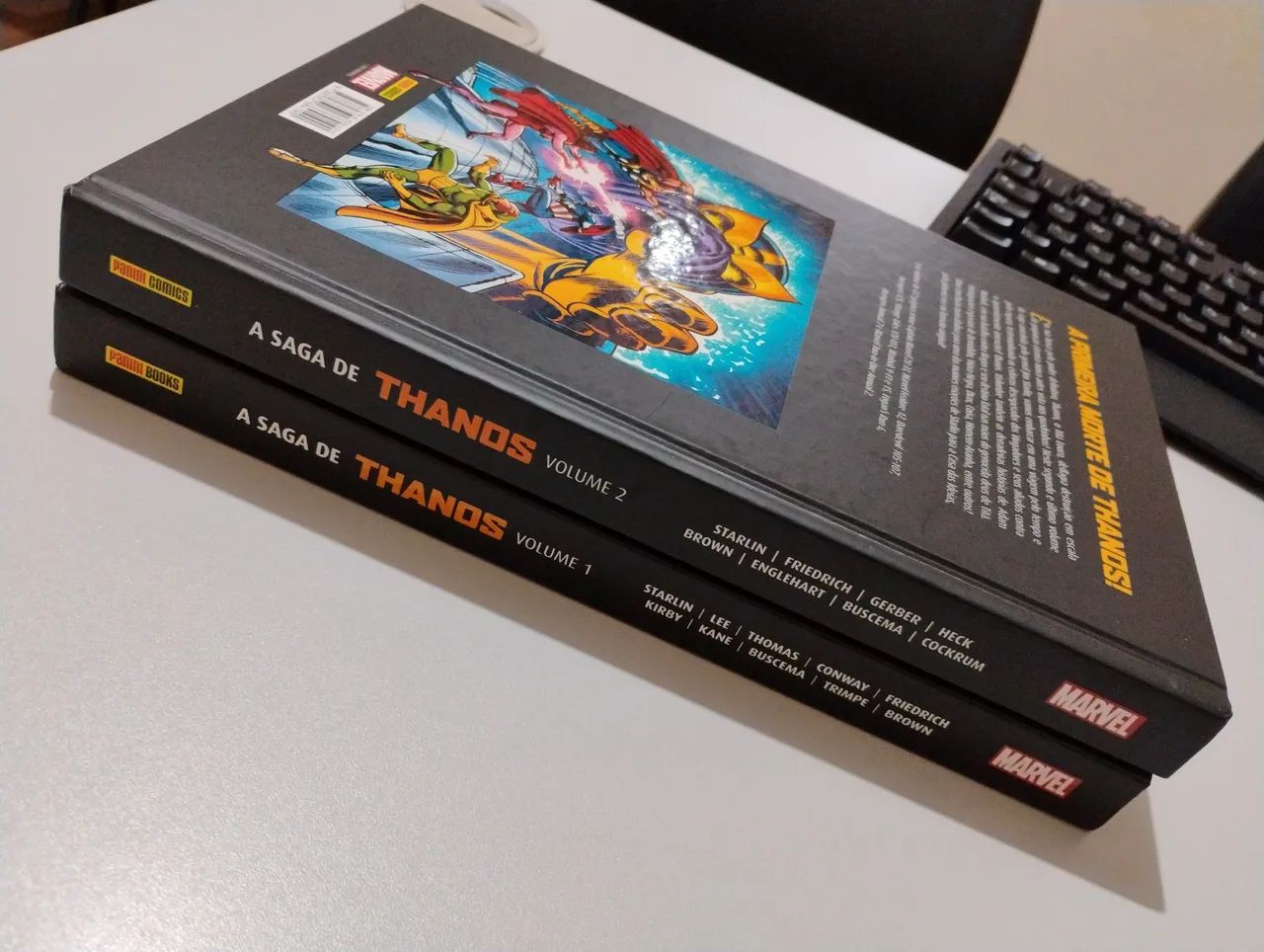 A Saga de Thanos deluxe completa 1 e 2 - Foto 4