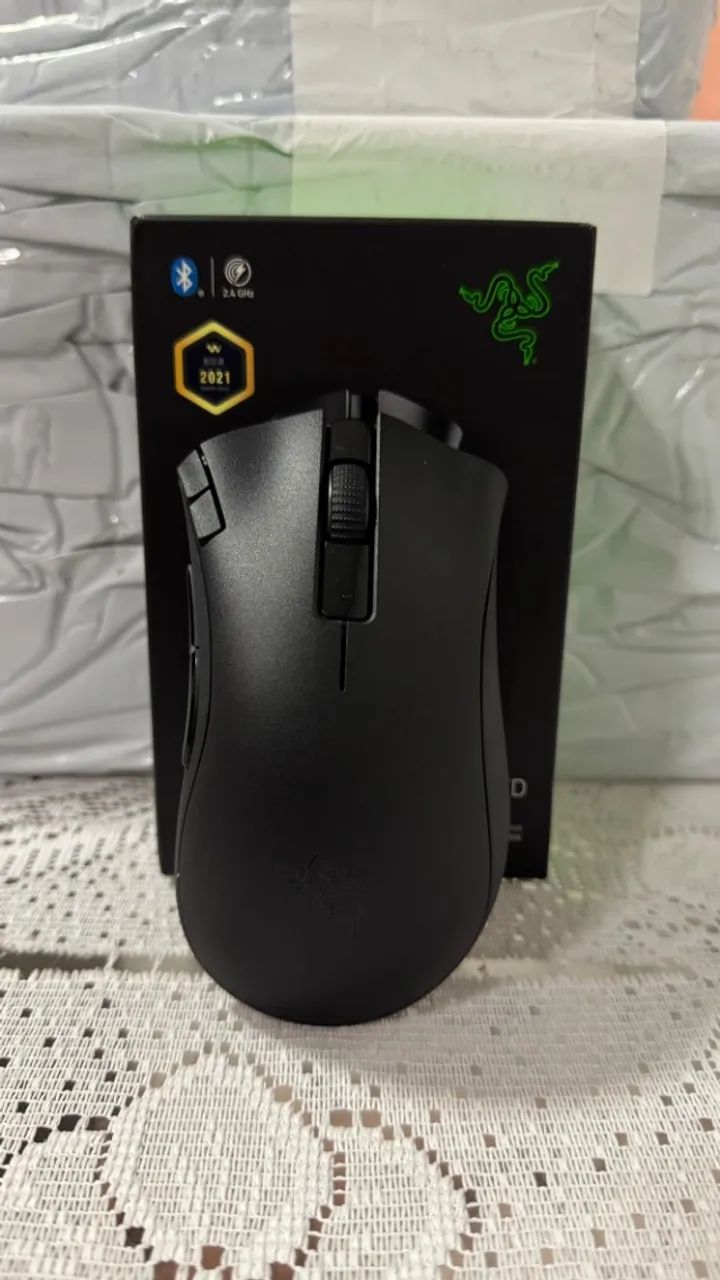 Mouse Razer Deathadder V2 hyperseed - NOVO NA CAIXA - Foto 4