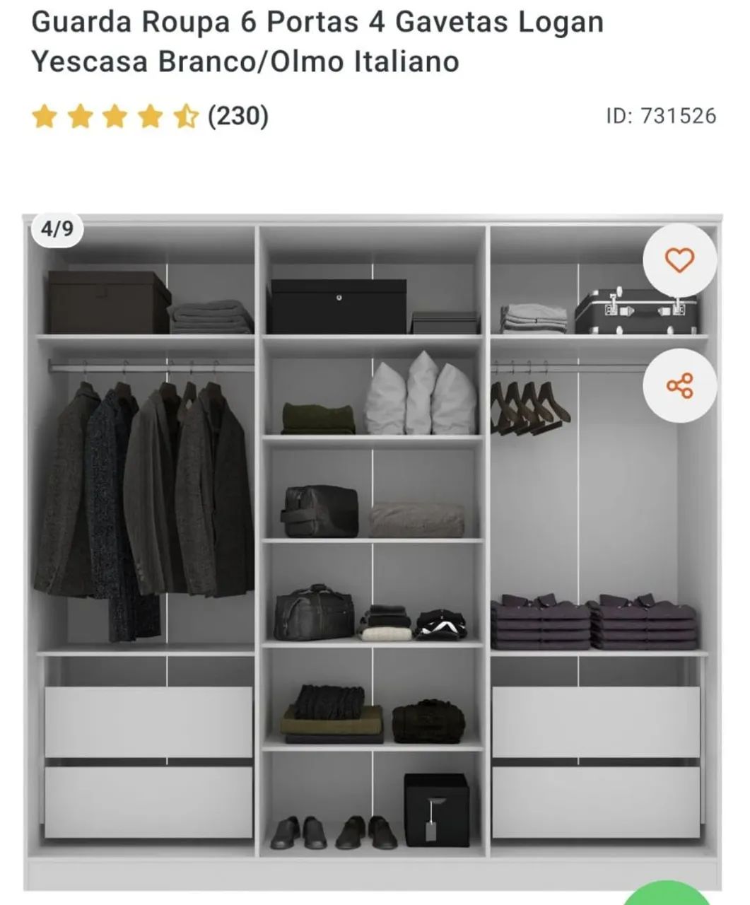 Guarda roupa mdf - Foto 3