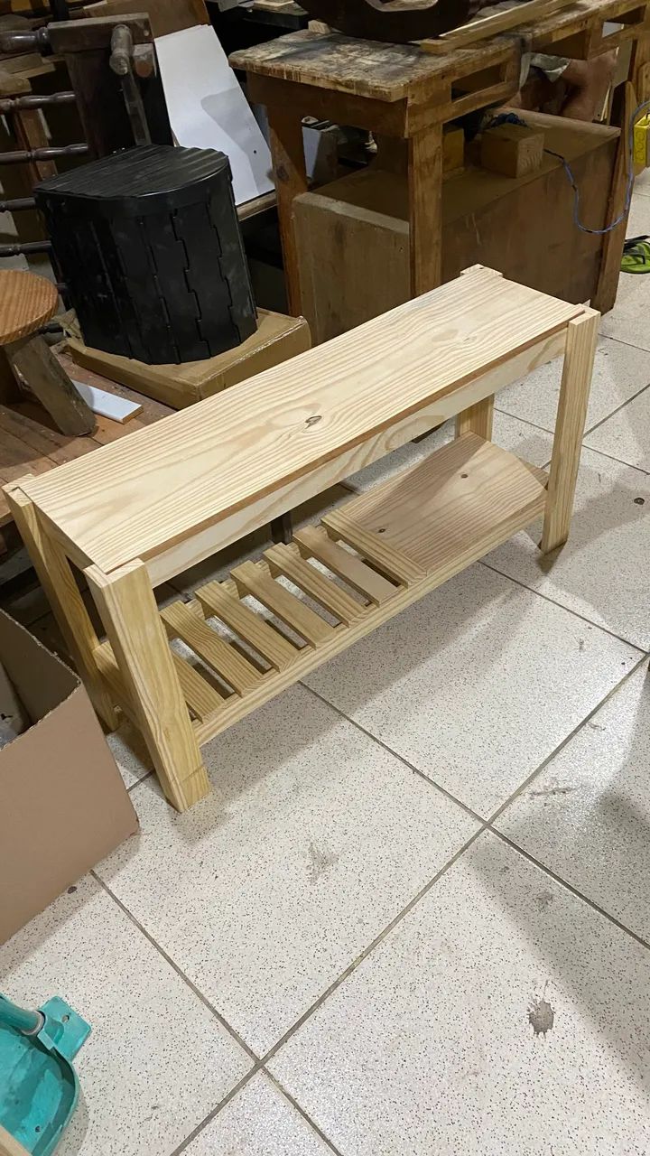 Estante de madeira rack - Foto 4