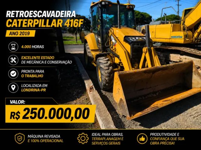 Retroescavadeira Caterpillar 416F  
