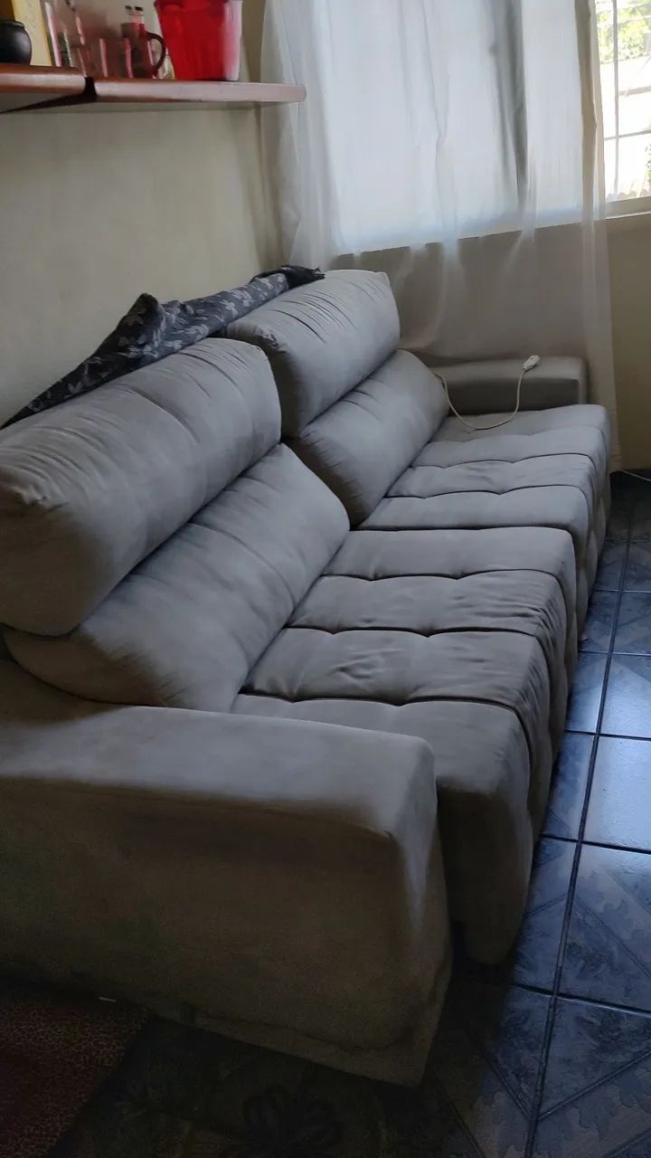 Sofá retrátil 4 lugares  - Foto 2
