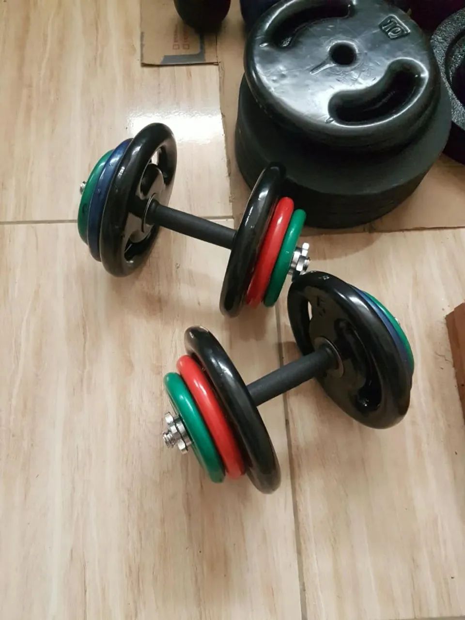 Kit halteres anilhas - Foto 4