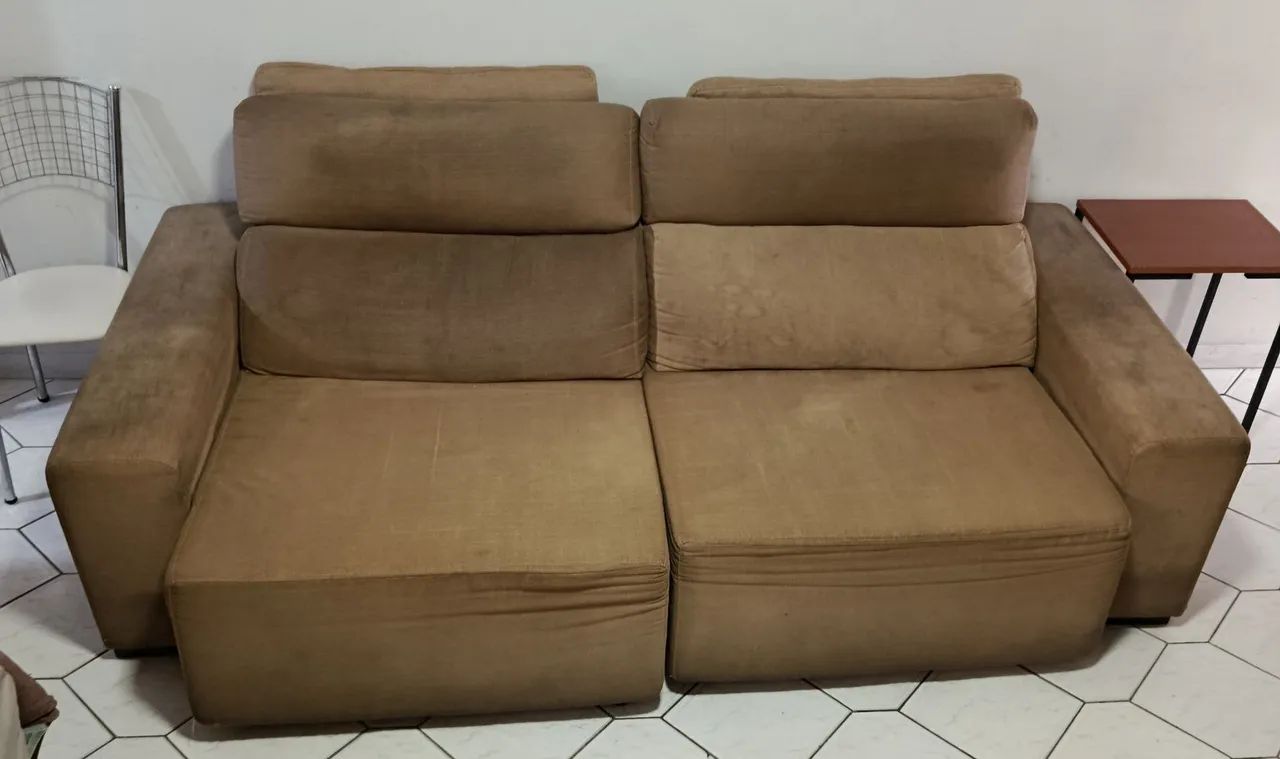 Sofa Retrátil 4 lugares (Usado).