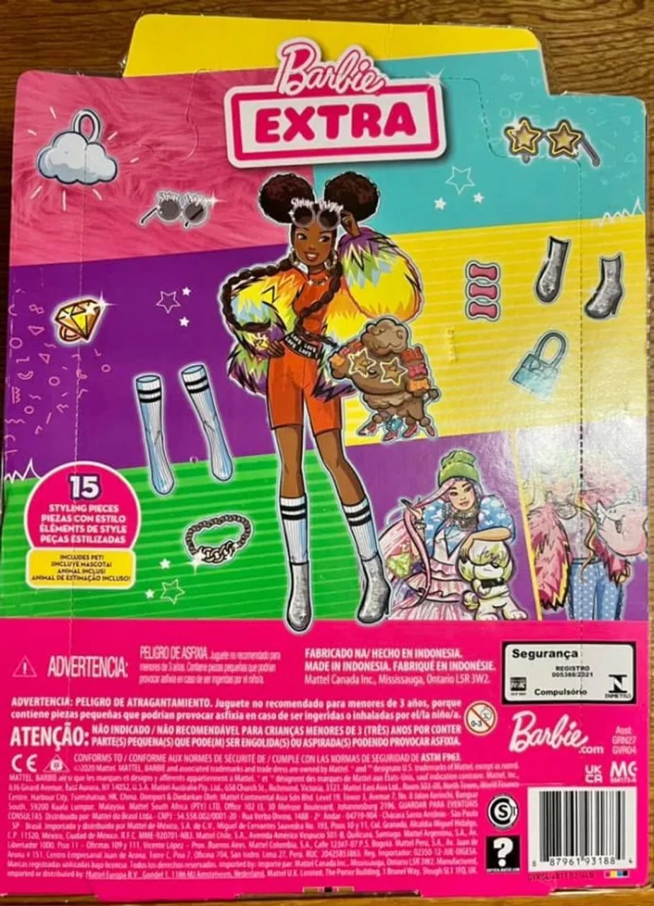 Barbie Extra Doll Barbie Rainbow Coat - 2020 - Foto 5