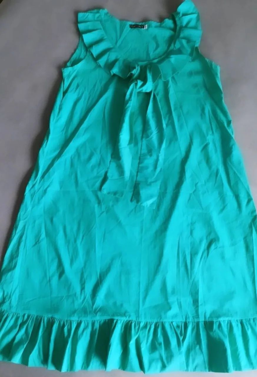 Vestido midi verde - G