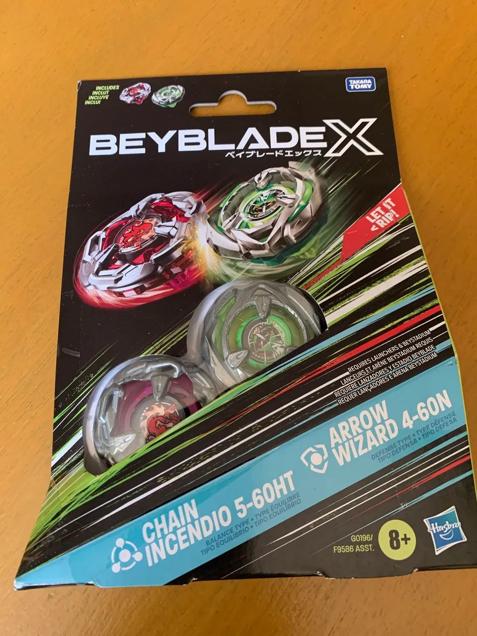 BEYBLADE x com 2 piões 