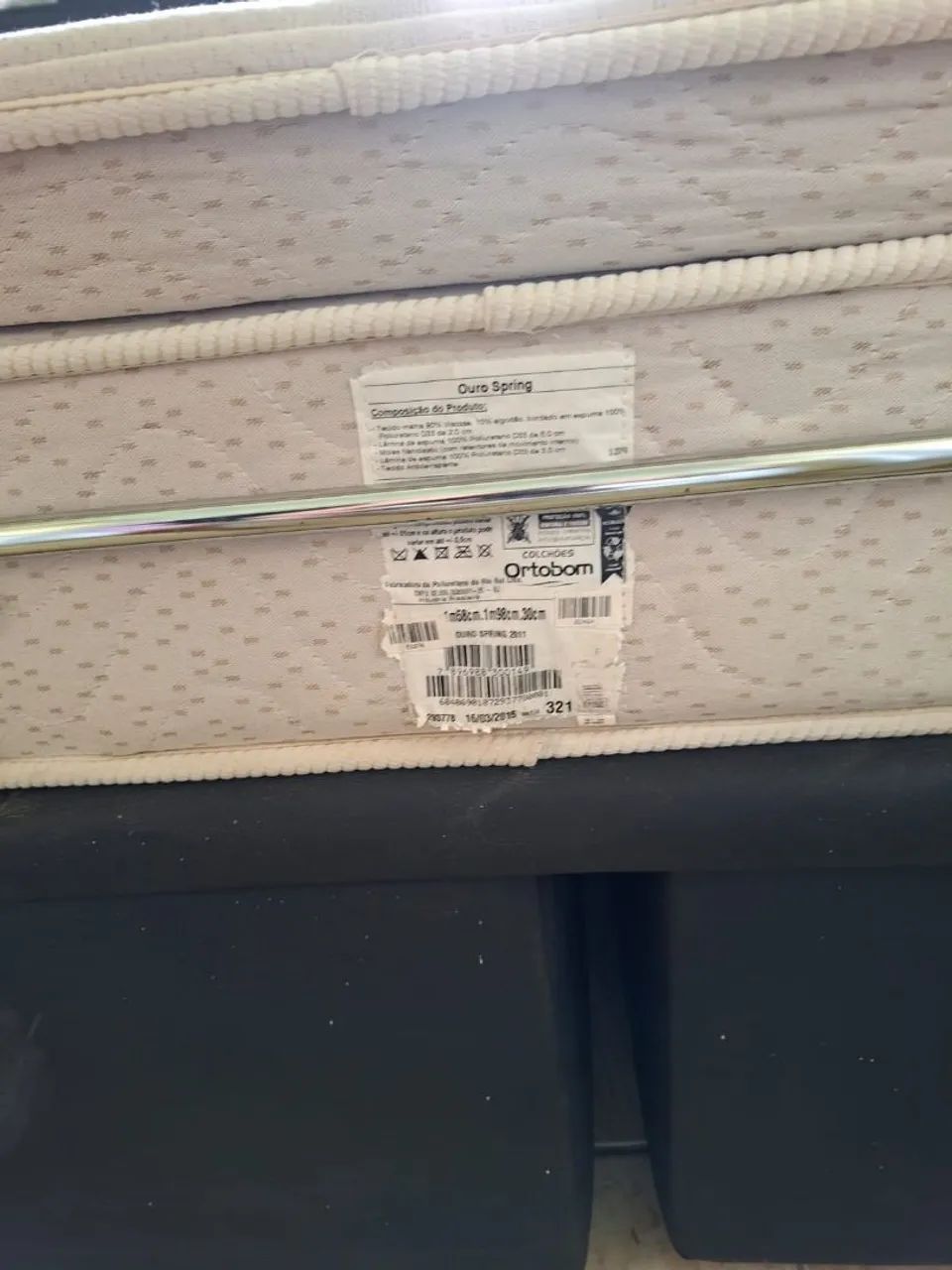 Cama box  com colchão ortobom  - Foto 5