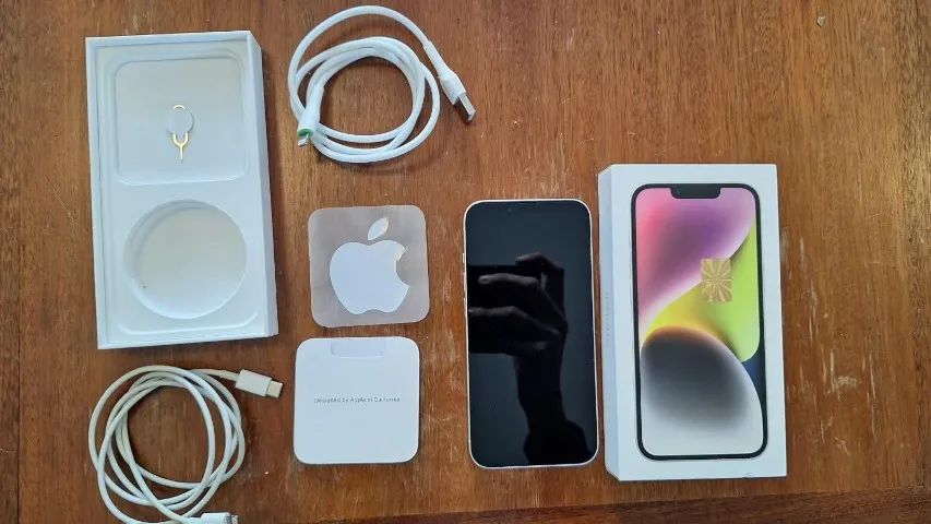  iPhone 14 - 128GB - Branco - Excelente Estado