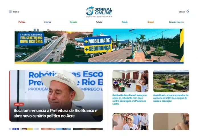 Portal De Notícias Profissional Completo Com Painel Admin