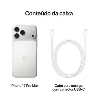 Apple iPhone 17 Pro Max 256GB Prateado 6,9" 48MP iOS 5G - Foto 3