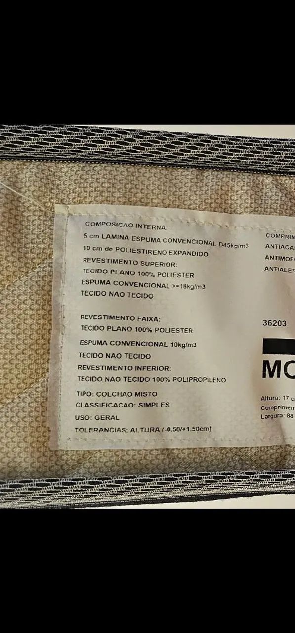 Colchão D45 solteiro Extra Firme  - Foto 3