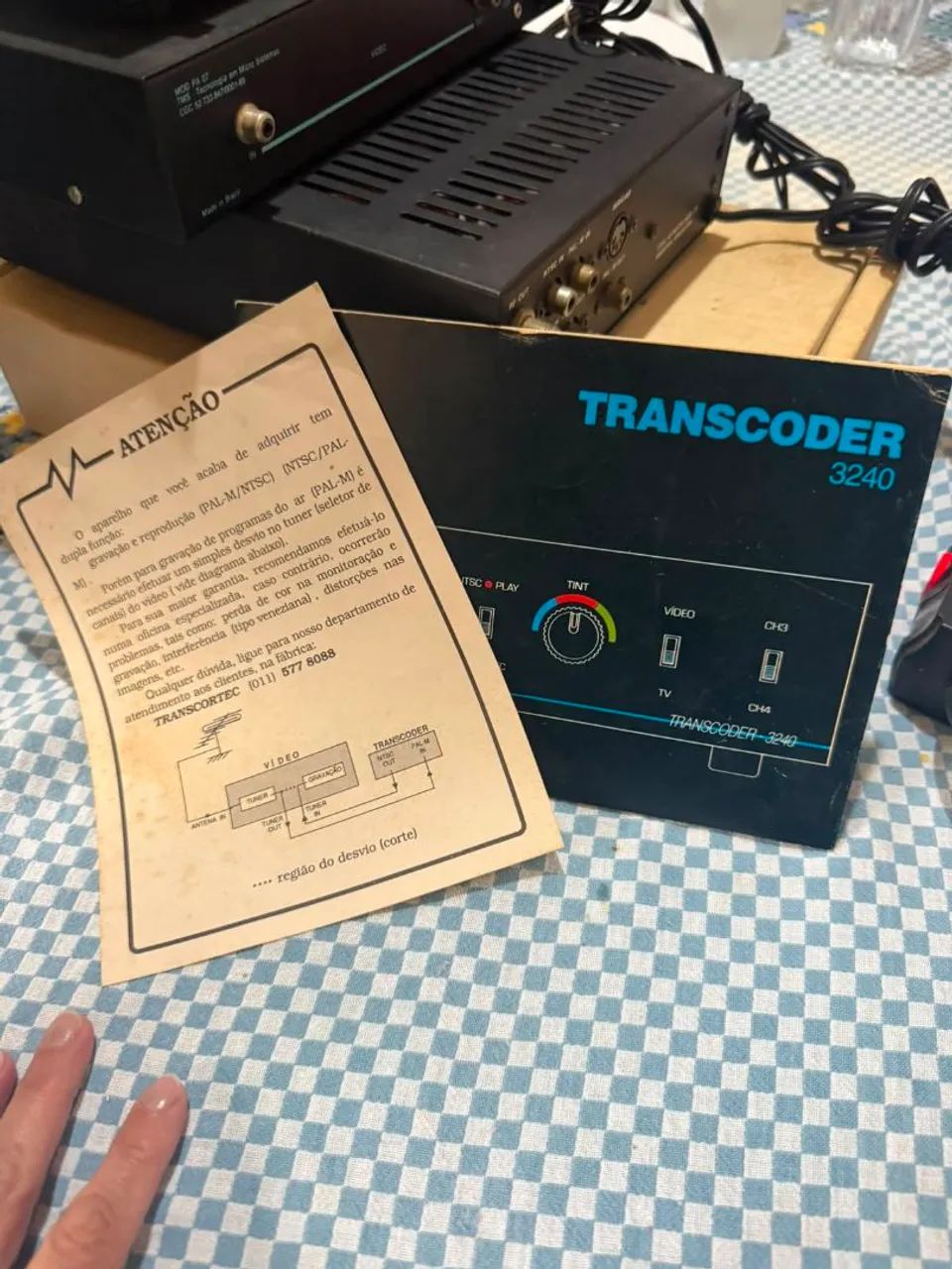 Lote: Transcoder Tecnovideo T-3240 na Caixa + Proc Amp e Video Detailer TMS - Foto 3