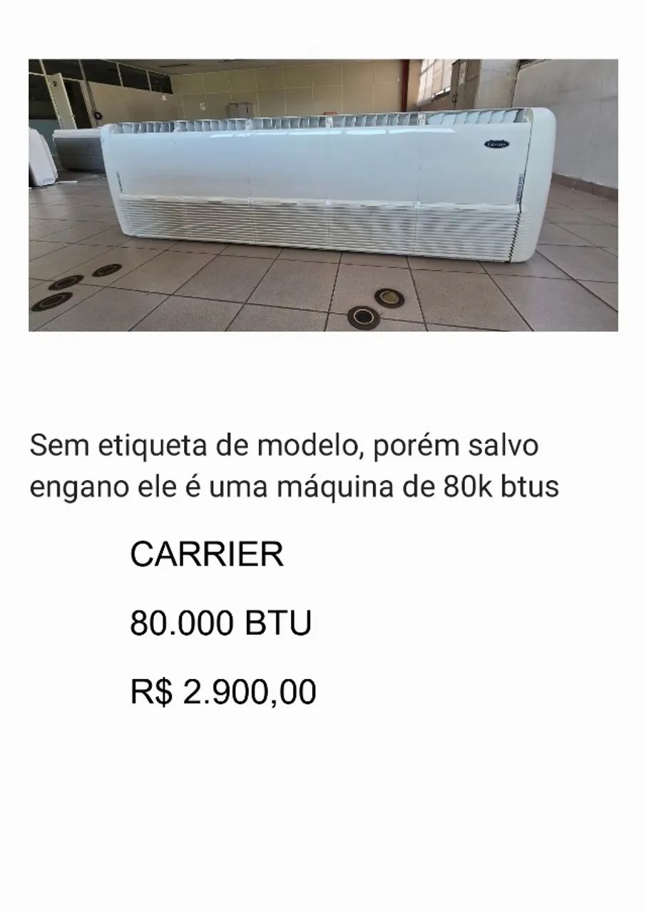 AR CONDICIONADO CARRIER