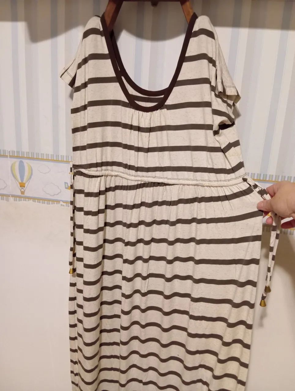 Vestido longo para gestante, dia a dia  - Foto 3