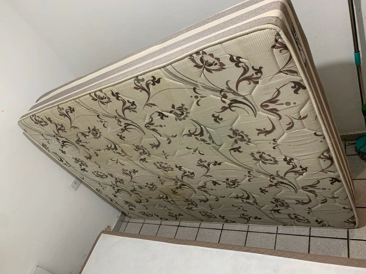 Cama Casal Base + Colchão Dupla Face