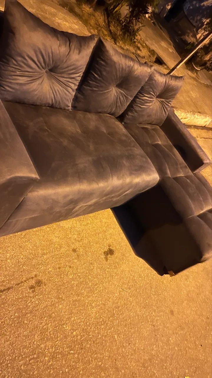 Sofá com chaise ou canto  - Foto 2