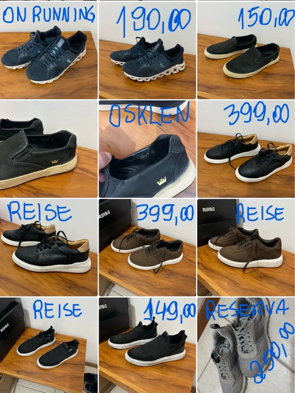 Tênis Reise couro 39 (serve 40) - Foto 4