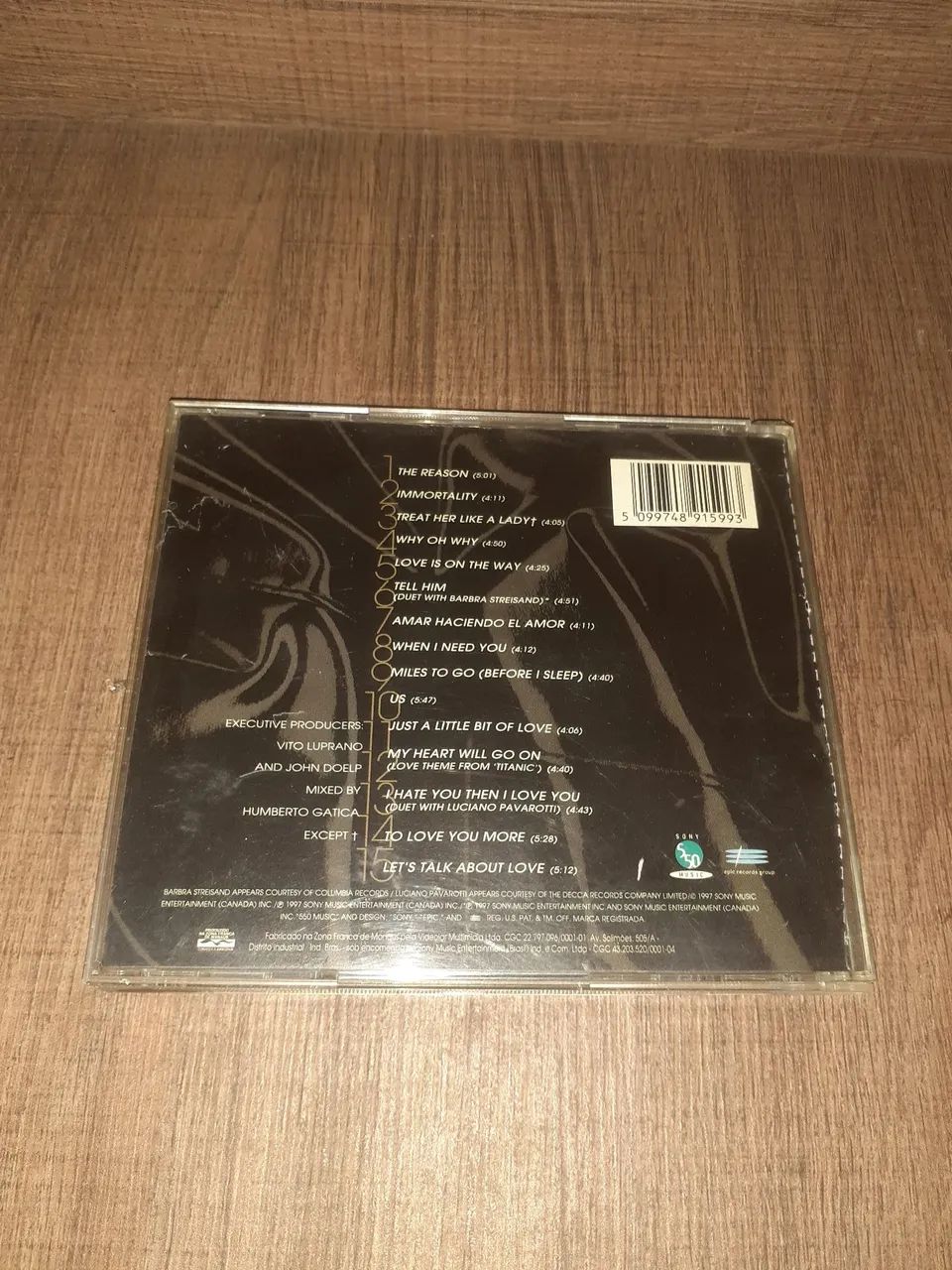 CD CELINE DION LETS TALK ABOUT LOVE - Foto 3