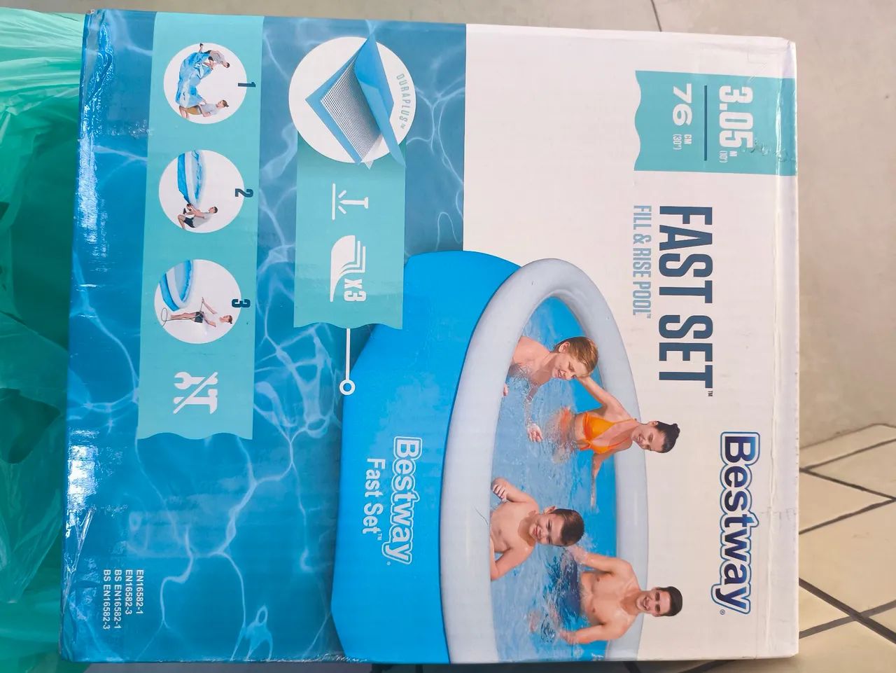 Piscina inflável Bestway 3800 litros - Foto 2