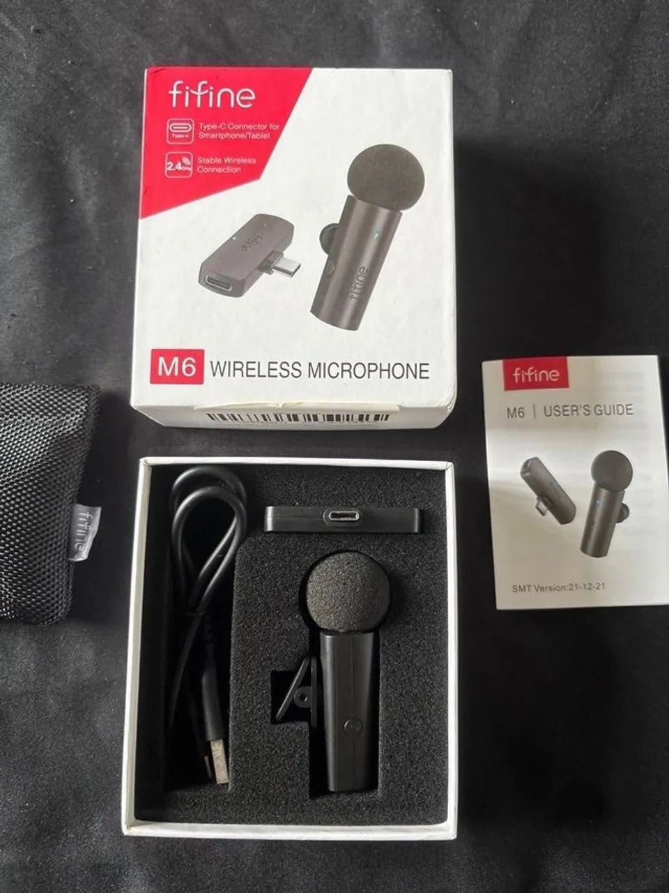 Microfone de Lapela Fifine M6 USB C - Foto 4