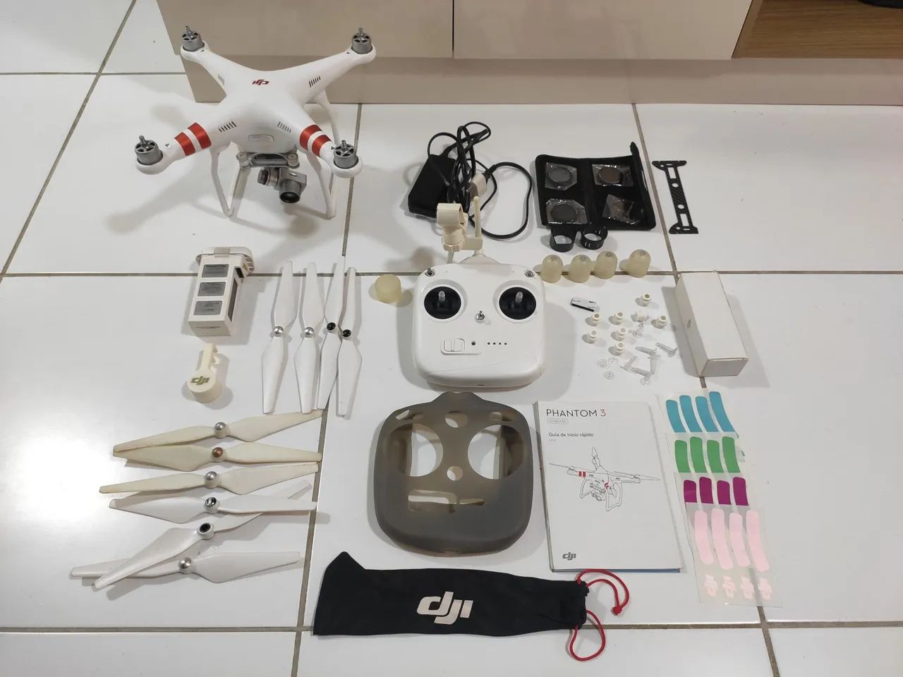 DJI Phantom 3 Standard - Completo - Funcionando Perfeitamente