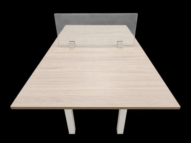 Mesa de Escritório Dupla (Plataforma) 140x100cm MDF 25mm com Caixa de Tomada e Rede - Foto 3