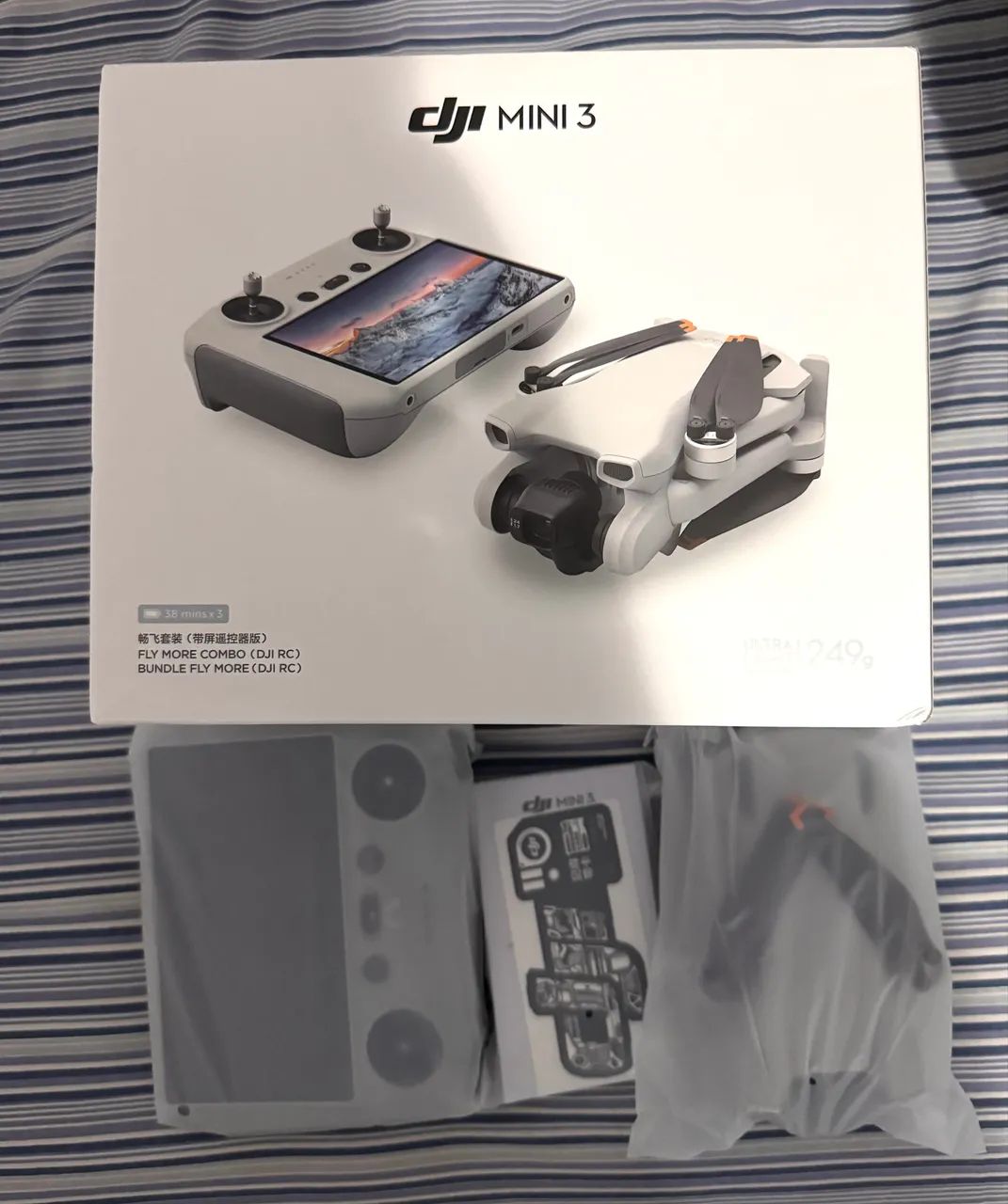 PROMOÇÃO - DRONE DJI MINI 3 - NOVO - CONTROLE COM TELA - Foto 2