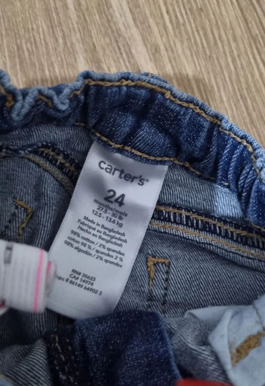 Calça jeans Carter's infantil - Foto 4