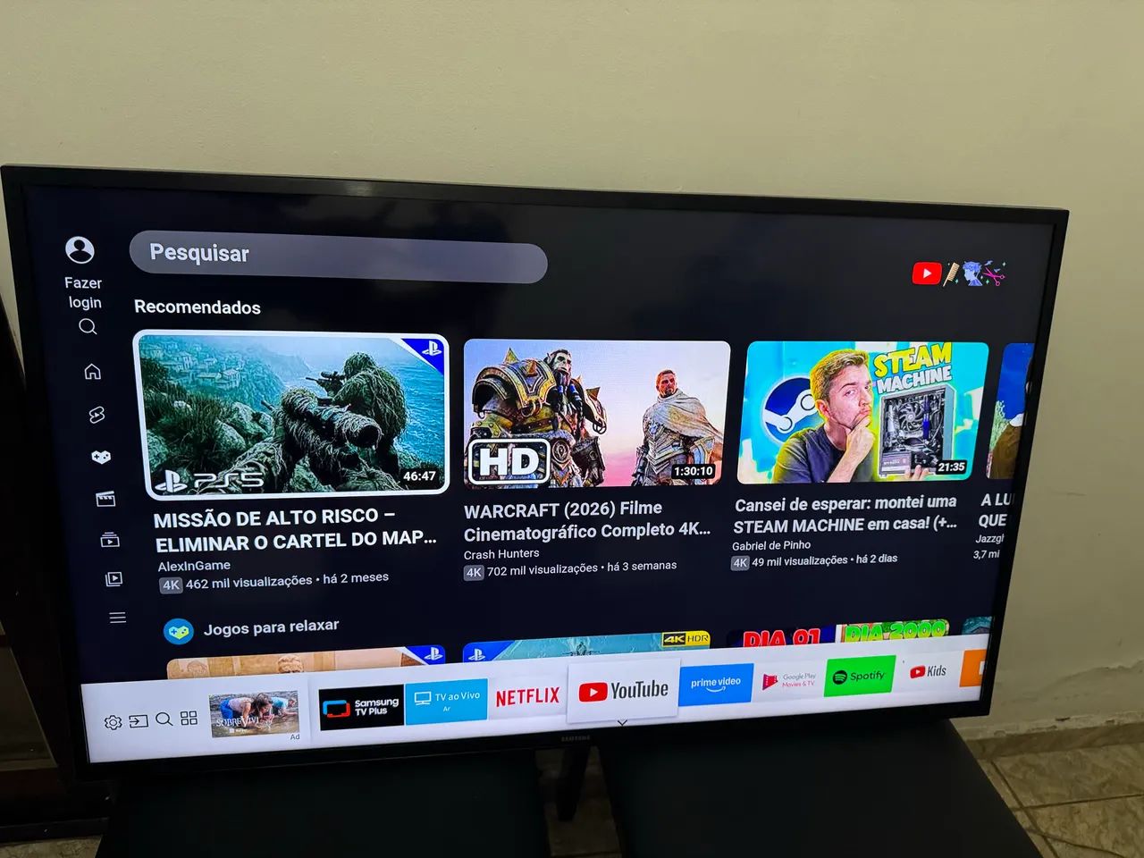 Tv Smart Samsung 4K 43 Polegadas, Seminovo!!