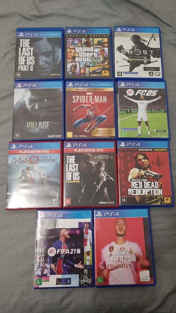 Jogos originais de PS4 