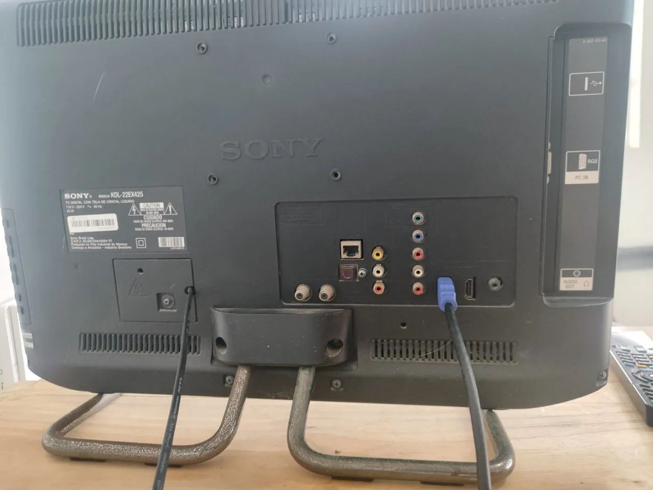 TV Sony Bravia 22" KDL-22EX425 - Funcionando perfeitamente - Foto 3