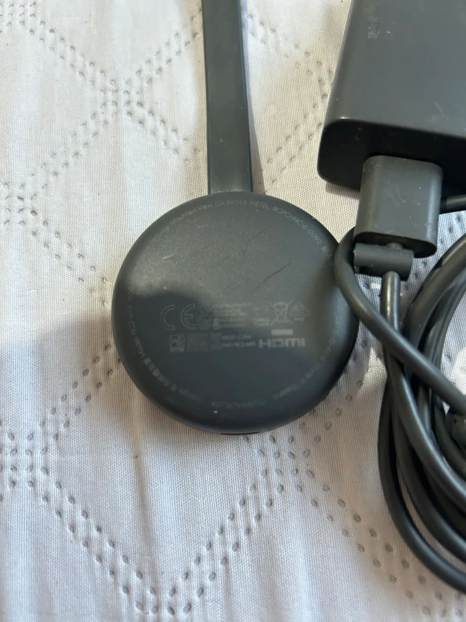 Chromecast 3 Streaming Device Google  - Full HD Conexão HDMI - Foto 3