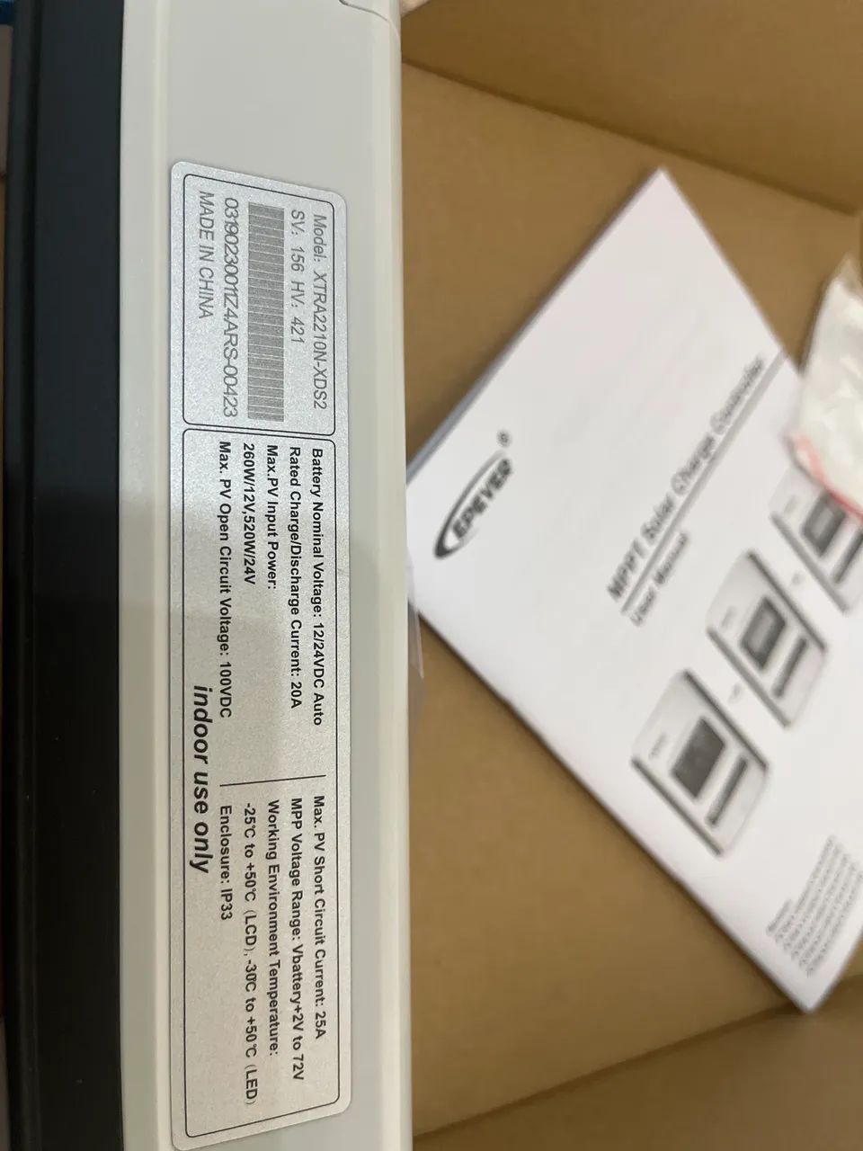 Controladora de carga epever 20A mppt - Foto 4