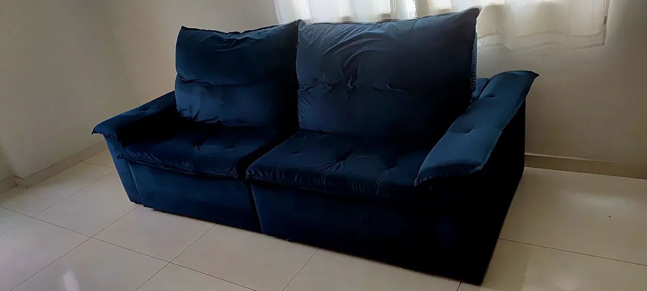 Sofá retrátil e reclinável - 4 lugares - Foto 5