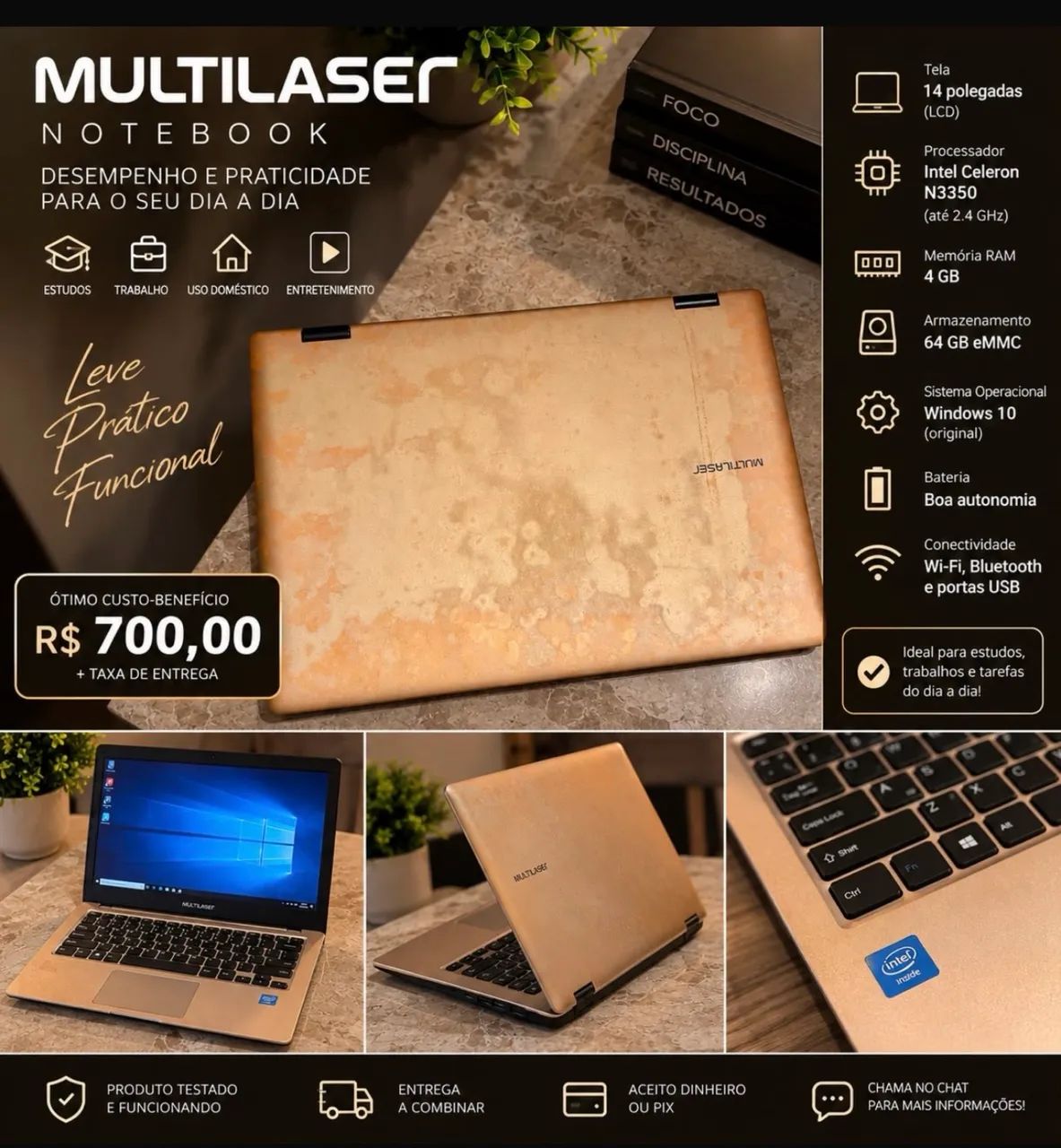 Notebook Multilaser 