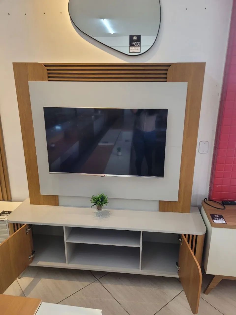 Painel com rack conjugado  - Foto 2