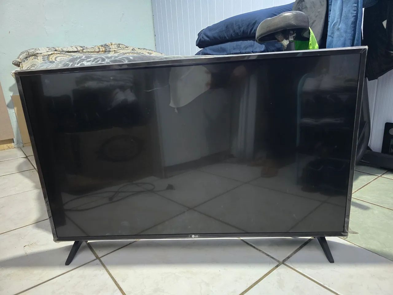 Televisão 43 polegadas smart display queimado 
