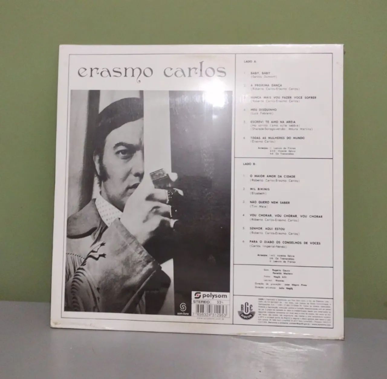 LP - ERASMO CARLOS- 1968 - 180 GRAMAS - Foto 2