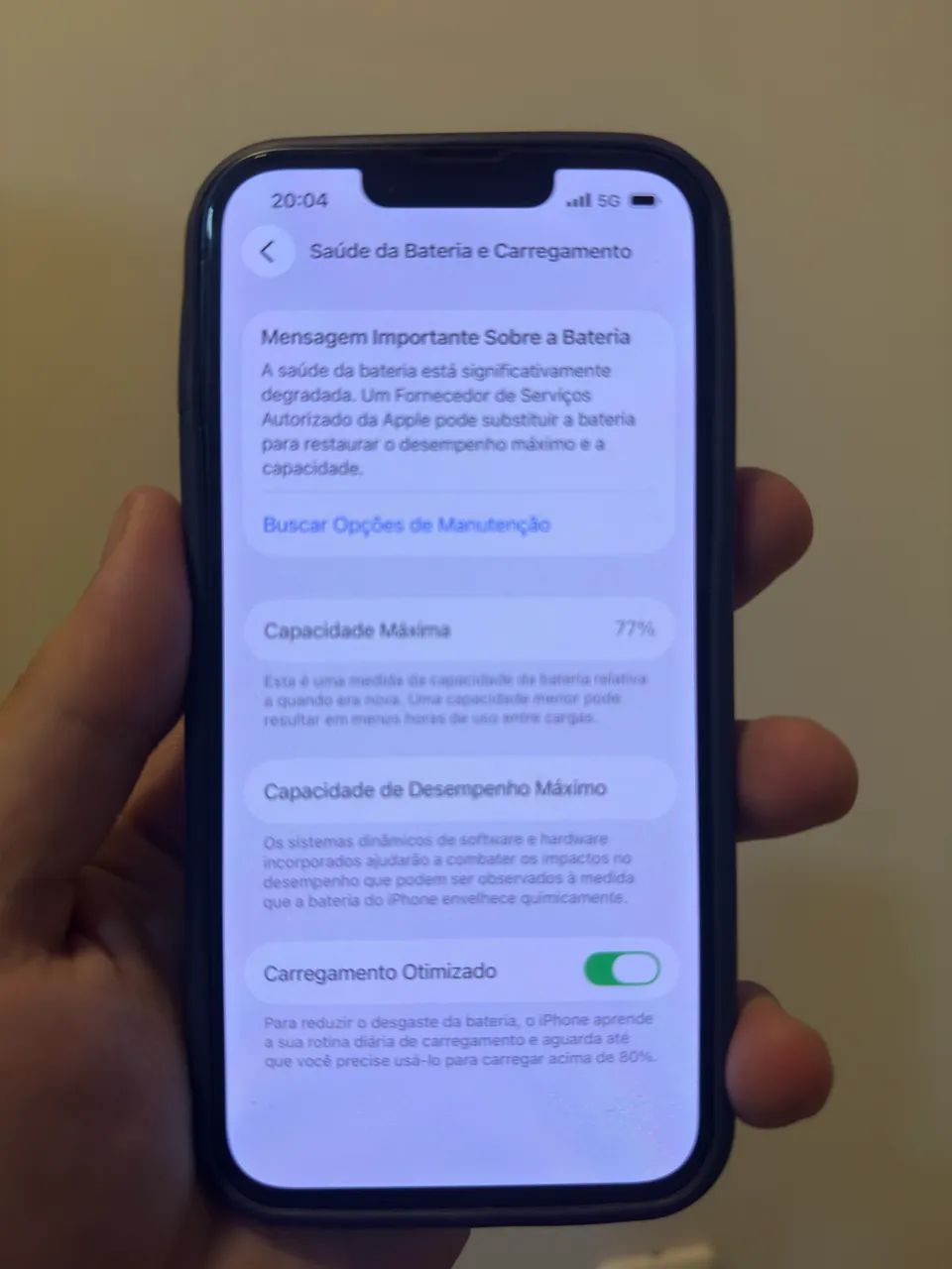 iPhone 14 128G Semi - Novo Azul escuro  - Foto 3