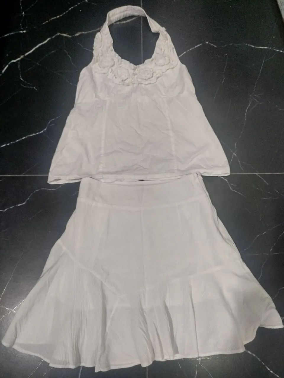 Conjunto saia e blusa frente única  - Foto 2