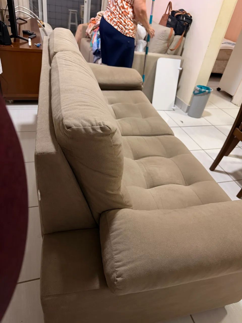 Sofá 2 metros com 7 meses de uso  - Foto 4