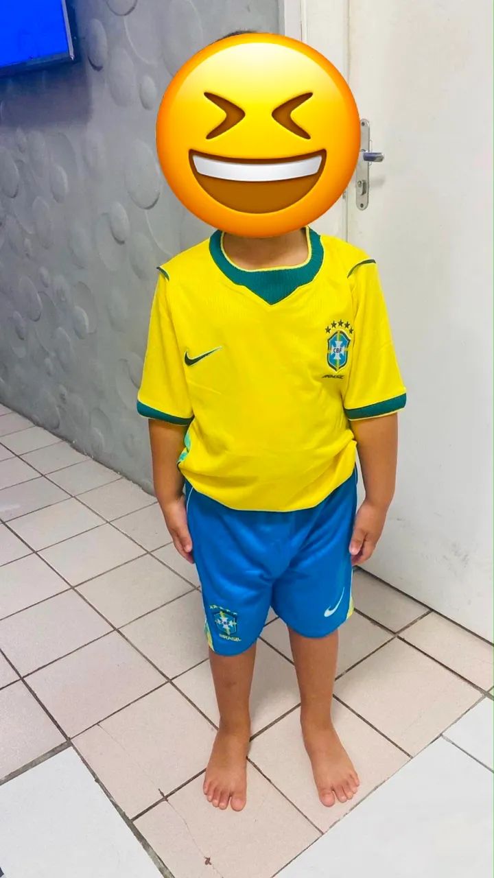 Kit infantil do Brasil Amarelo  - Foto 3