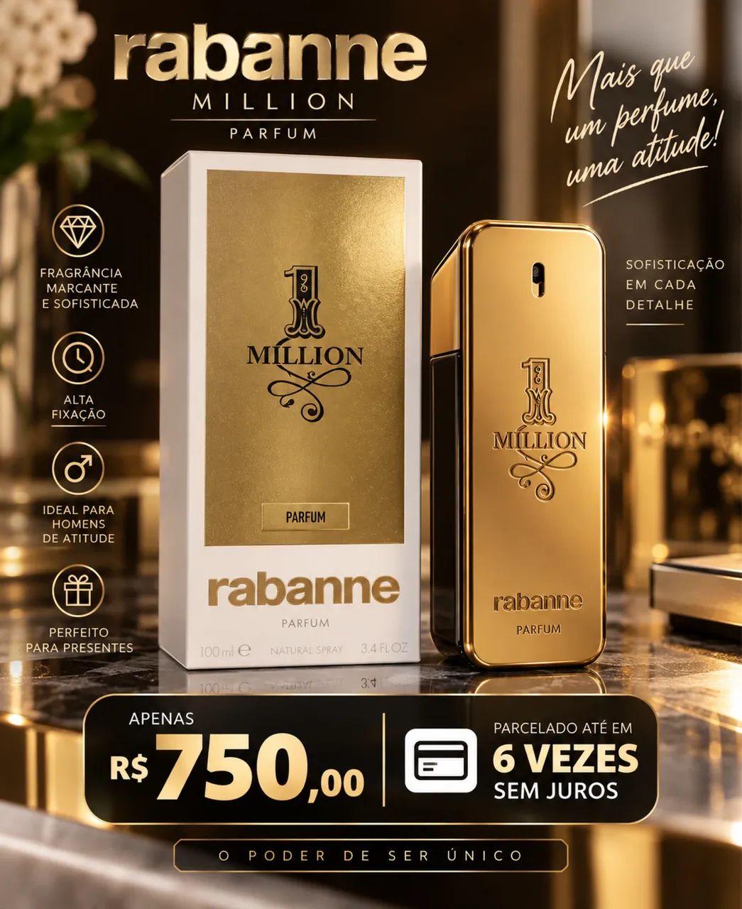 Perfume masculino importado 